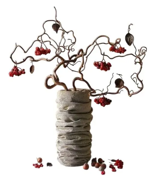 Vase Ligna Collection L Greige