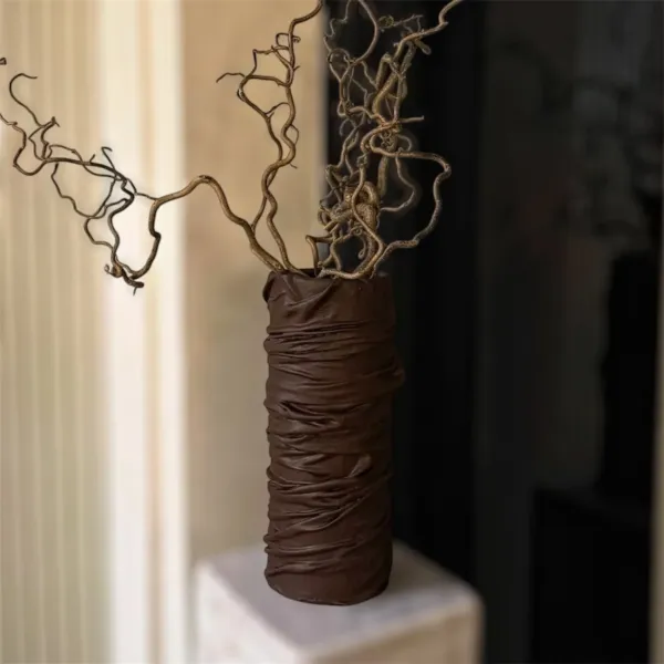 Vase Ligna Collection XL Marron Chocolat